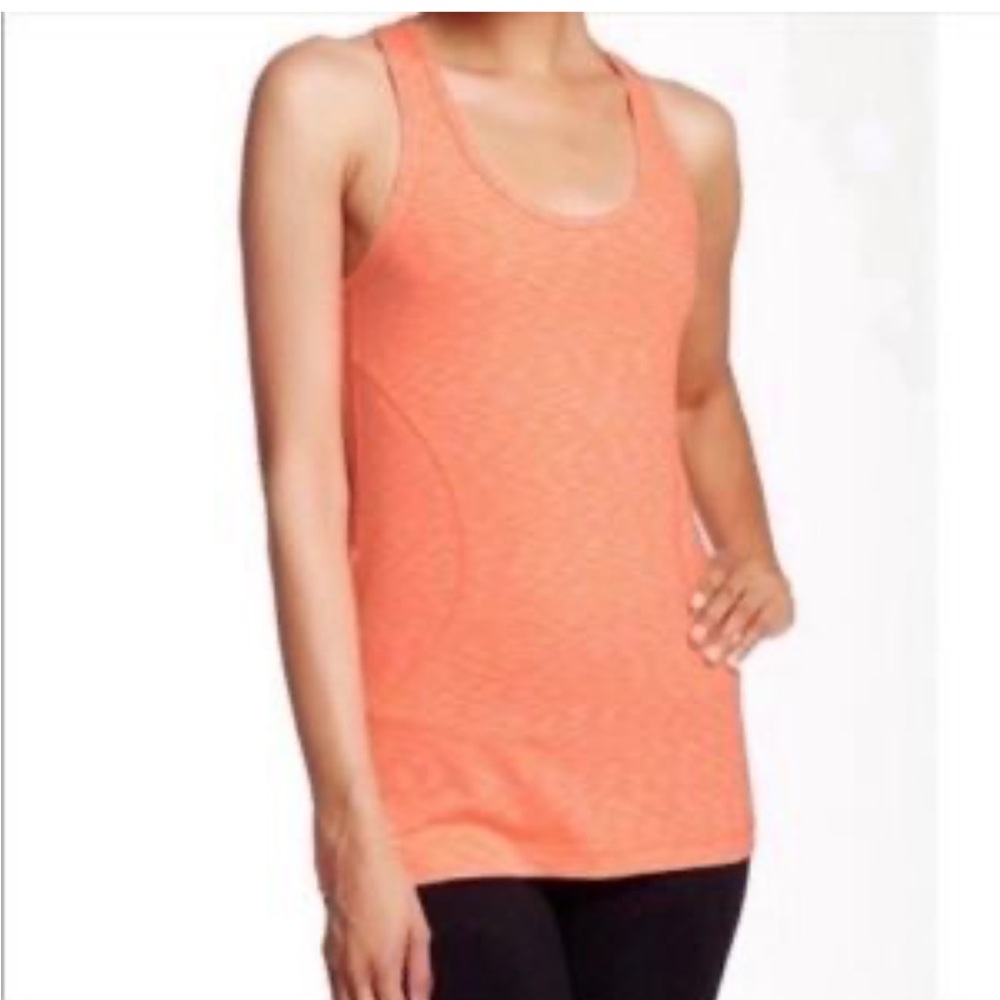 ZELLA Nordstrom Racerback Athletic Top Medium Orange EUC
